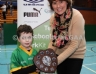 Division 4 Winners -Sean Og Bovill pictured with North Antrim representative Mary Kane